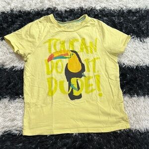 Peek Yellow Kids T-Shirt “Toucan Do It!”, Sz 12